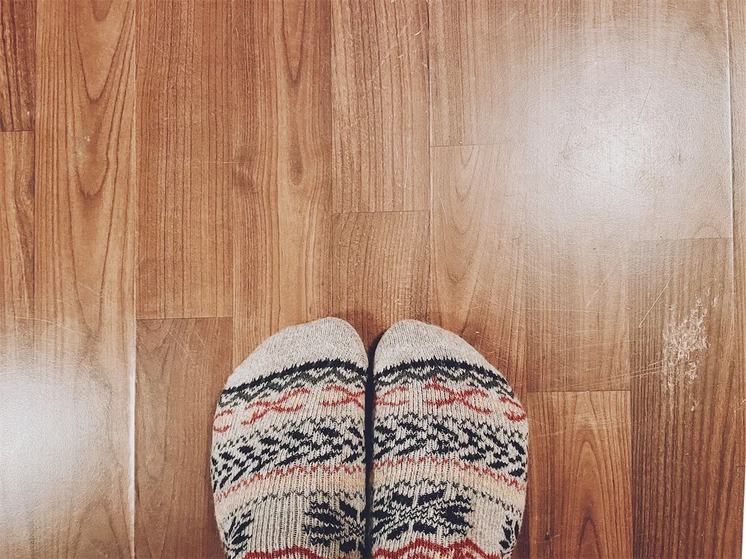 Wool socks for a German winter