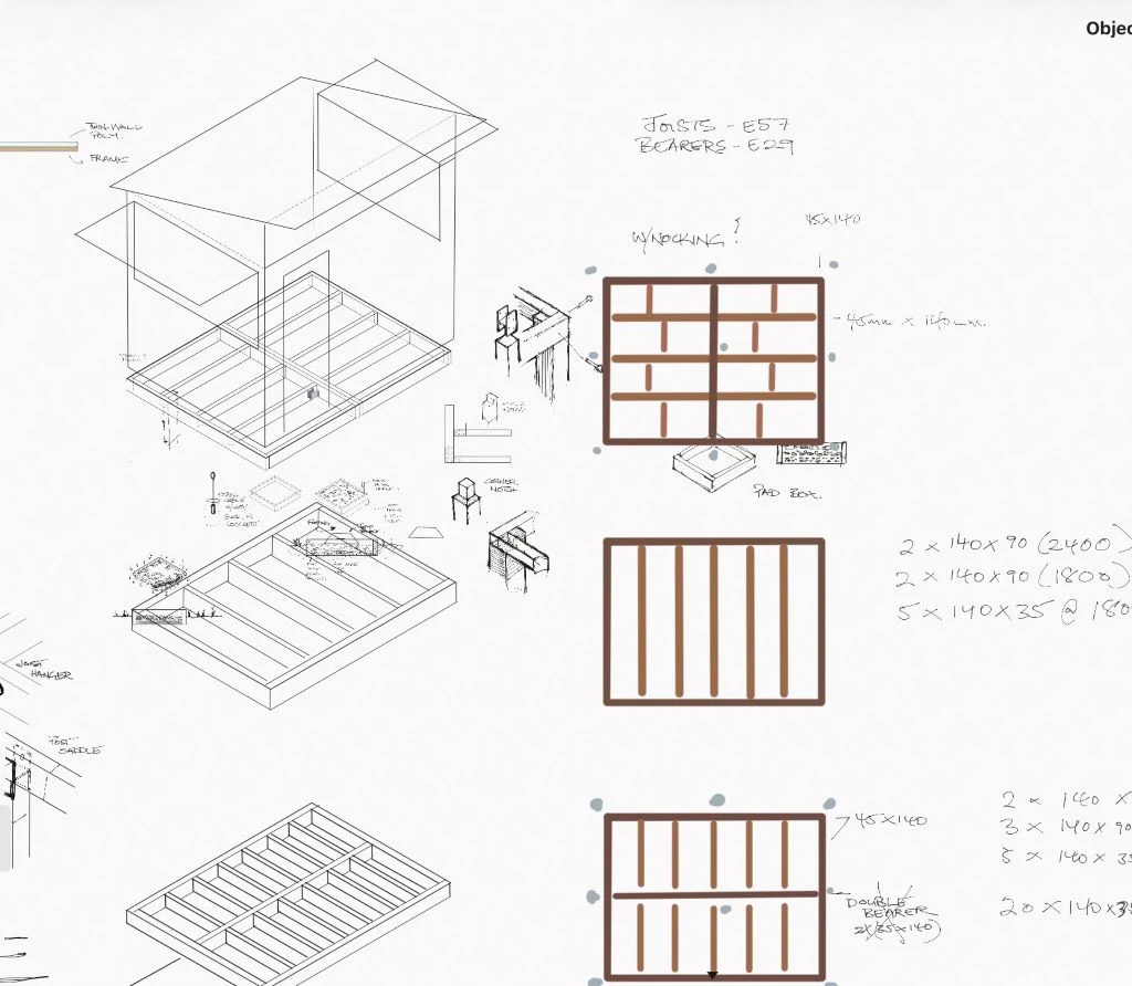 Building a shed to make dust in