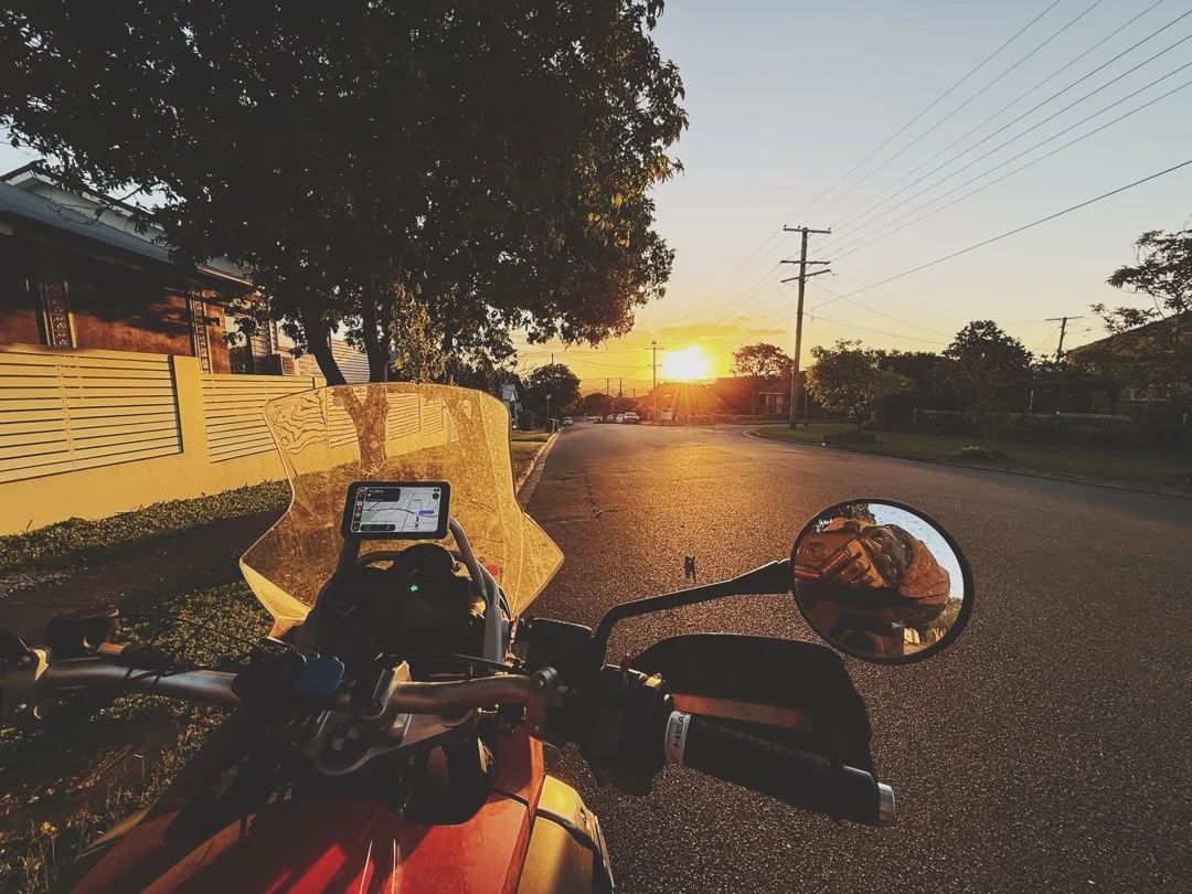Sunset riding home from work 2, Brisbane