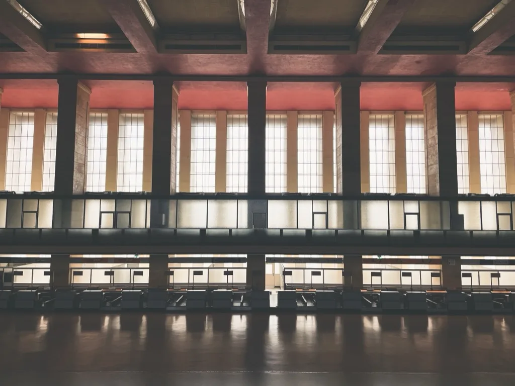 Tempelhof Check-in counters