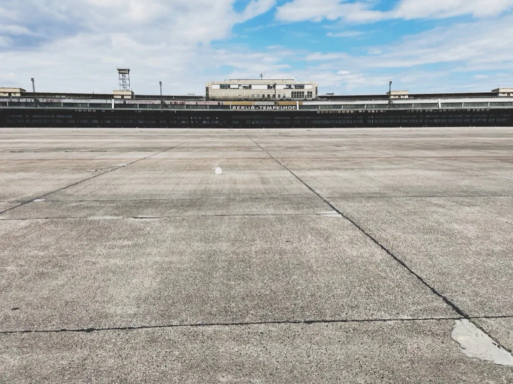 the empty apron at Berlin-Tempelhof