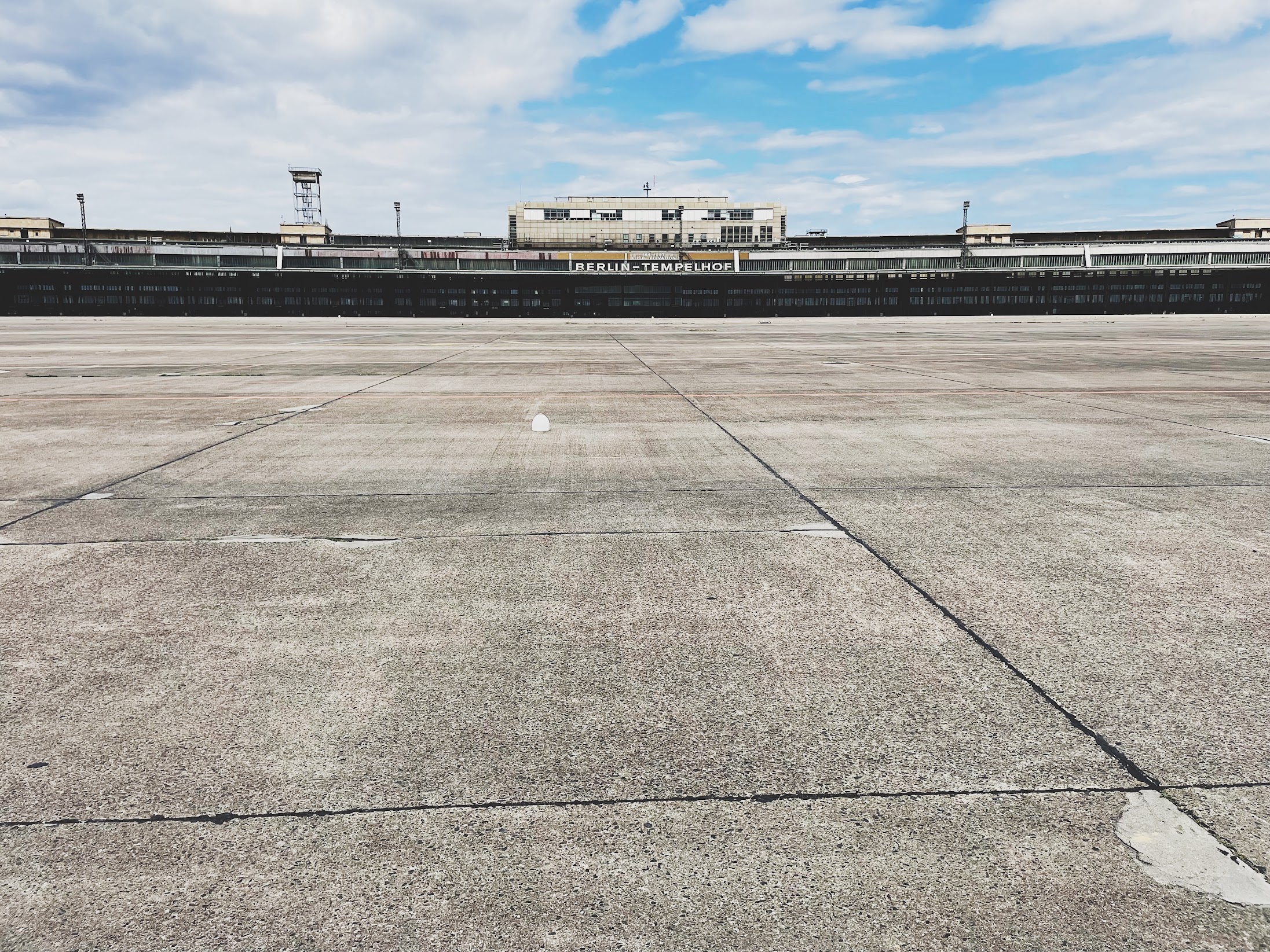 the empty apron at Berlin-Tempelhof